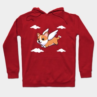 Corgi flying Hoodie